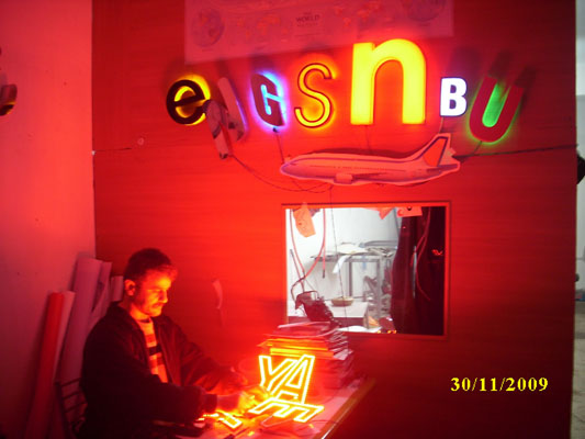 Pleksi Kutu Harf Tabela